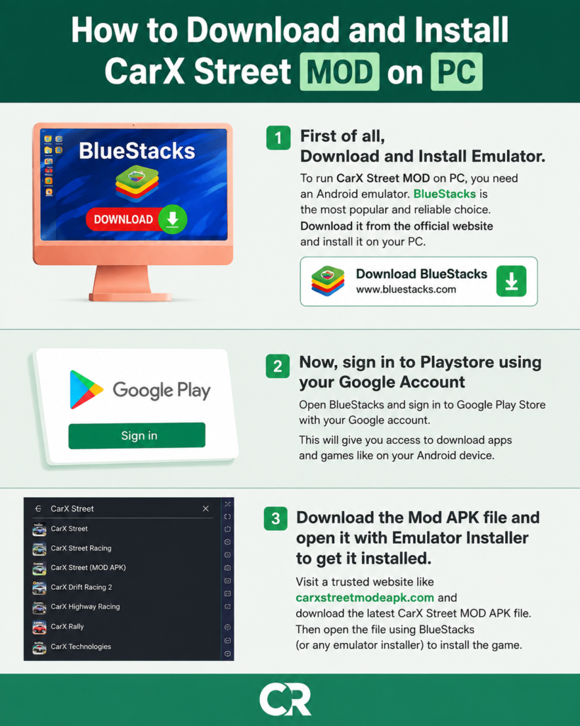CarX Street Mod APK for PC